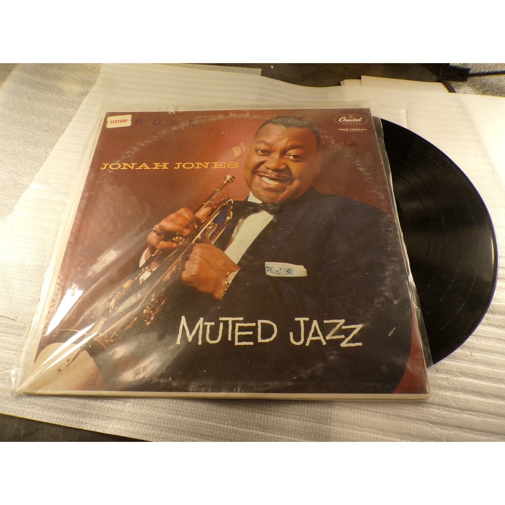 Jonah Jones Muted Jazz Vinyl LP Capitol Records T839 High Fidelity Trumpet Swing